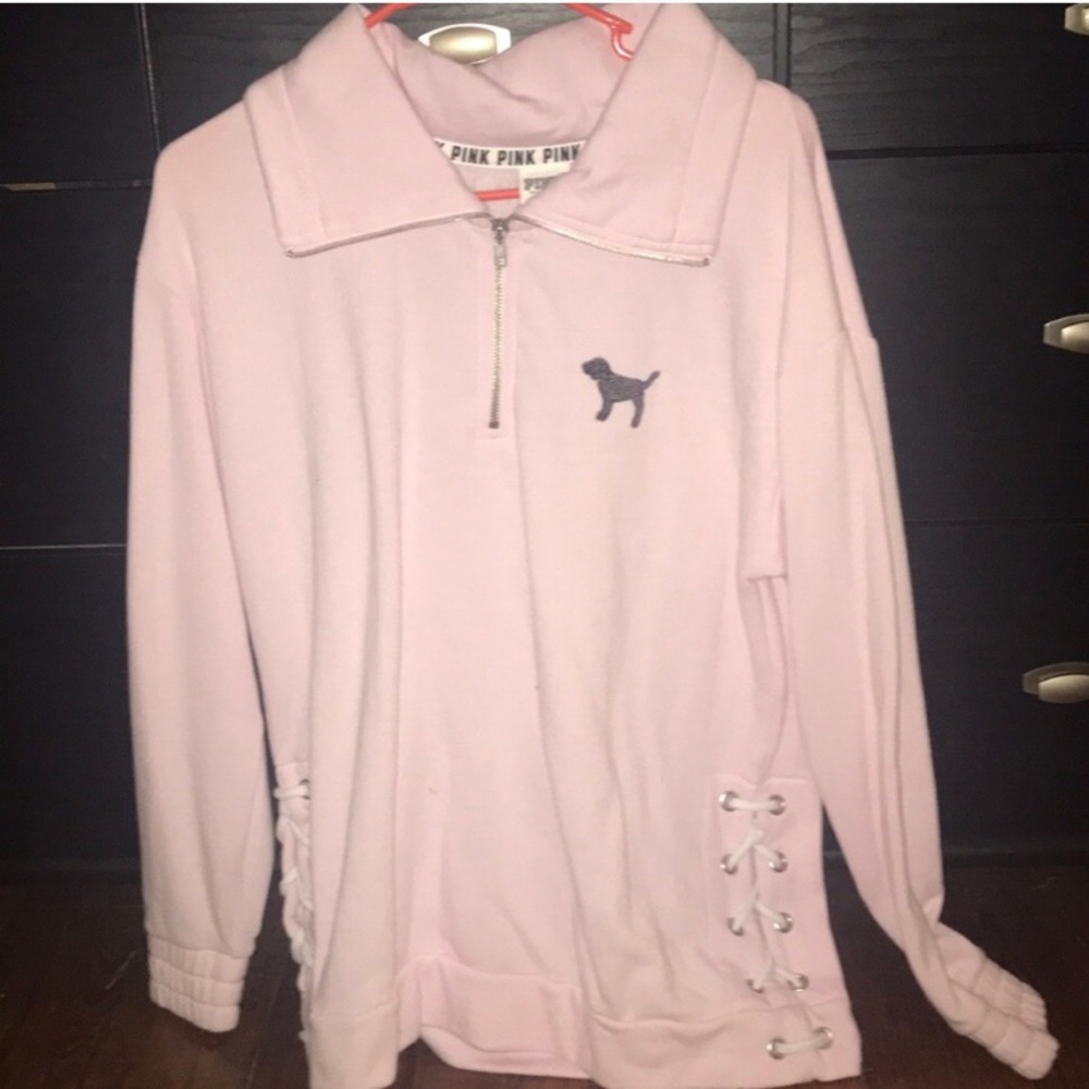Bling half zip